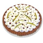 Crostata morbida mit Schokolade und Birnen Torten
