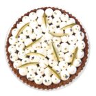 Crostata morbida mit Schokolade und Birnen Torten